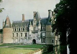 Renaissance Style Buildings Europe Drucke: Maintenon Castle