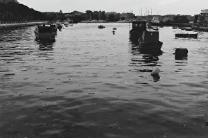 Waterfront Landscape Drucke: Malta harbor