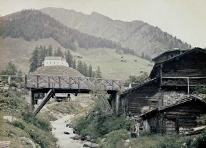 Mountain Cabin Architecture Drucke: Mancher valley
