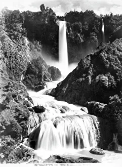 Natural Elements And Phenomena Drucke: The Marmore Falls, Terni