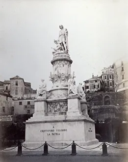 Christopher Columbus Monument Drucke: Monument dedicated to Christopher Columbus