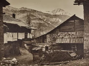 Mountain Cabin Architecture Drucke: Mountain huts
