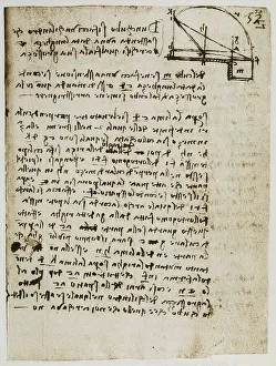 Geometrische Notizen aus dem Codice Forster I, c.34r