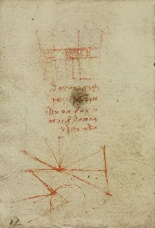 High Renaissance Drawing Techniques Drucke: Notes on hydraulics, writings from the Codex Forster III