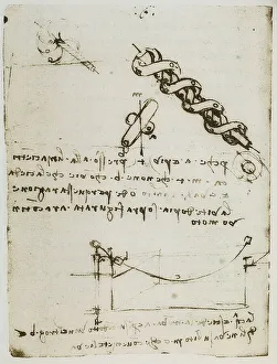 Renaissance Art Studies Drucke: Notes and studies on hydraulic machines