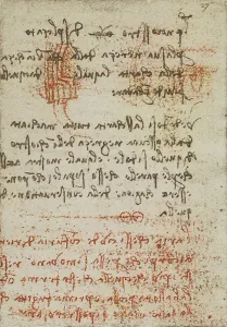 Renaissance Art Styles Drucke: Notes on writing techniques, study from the Codex Forster III