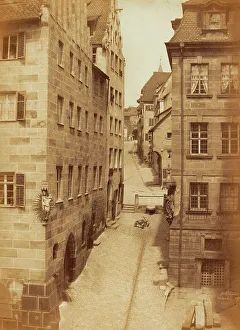 Old Town Street Scene Photography Drucke: Nuremberg