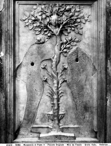 Vatican City Sculptures Drucke: The Original Sin (the figures in the background have been lost)