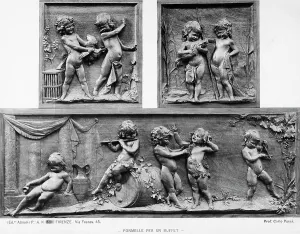 Panels of a sideboard
