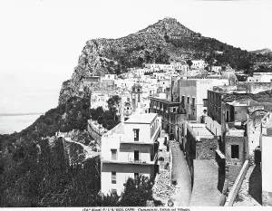 Island Landscape Photography Drucke: Panorama of Capri