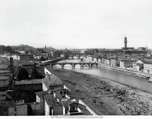 Florence Panorama Drucke: A panoramic view of Florence