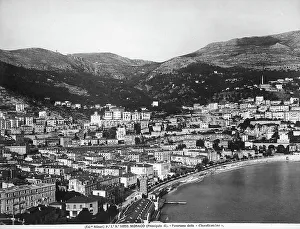 Panoramaansicht des Fürstentums Monaco