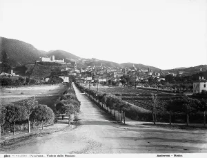 Panoramic View Of Italy Drucke: Panoramic view of Spoleto