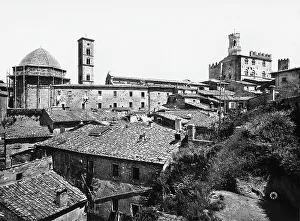 Volterra Italy Drucke: Panoramic view of Volterra