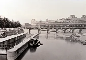 Paris Landscape Photography Drucke: Partial view of part of paris: in the foreground