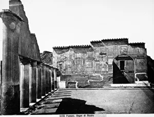 Roman Art And Architecture Drucke: Partial view of the ruins of the Stabian Baths