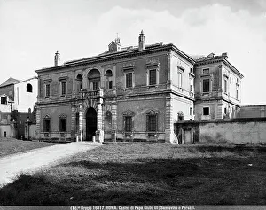 Partial view of the Villa Giulia in Rome, today it houses the Villa Giulia Etruscan Museum
