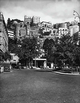 Urban Architecture Italy Drucke: Piazza Amedeo in Naples