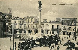 Bildhauerei Drucke: Piazza santoronzo lecce