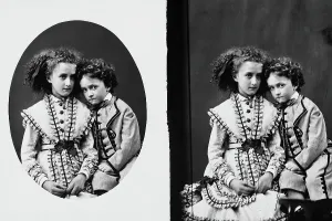 Portrait zweier Kinder