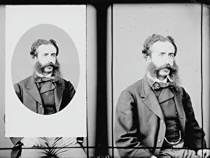 Portrait Of A Man With Beard Drucke: Portrait of Mr. De Amicis, multiple image