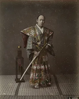 Japanese Samurai Drucke: Portrait of a samurai