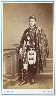 Traditional Scottish Clothing Drucke: Portrait of a Scotsman