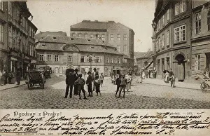 Prague Architecture Drucke: Postcard of Prague