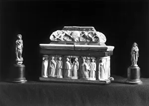 Late Gothic Period Art Drucke: Rectangular casket, by the Embriachi workshop