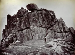 Cornwall Rock Formations Drucke: Rock formation typical of Cornwall