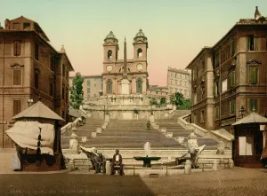 Bildhauerei Drucke: Trinit dei monti