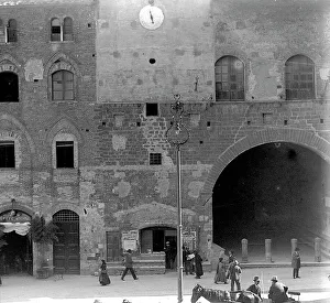 San Gimignano Architecture Drucke: San Gimignano