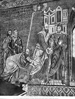 Bible New Testament Illustrations Drucke: Saul is ordered to persecute Christians