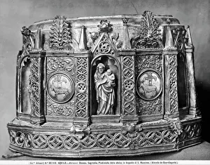 Early Renaissance Sculpture Drucke: Silver base for the statue of St