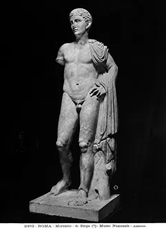 Greco Roman Mythology Figures Drucke: Statue of Mercury attributed to Scopas