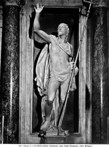 Jesus Christ New Testament Drucke: Statue representing Christ Resurrected