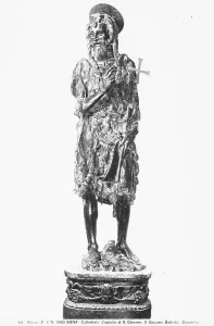Siena Cathedral Artwork Drucke: Statue representing St John the Baptist