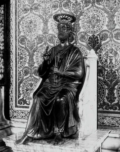 Arnolfo Di Cambio Artwork Drucke: Statue of St. Peter, attributed to Arnolfo di Cambio