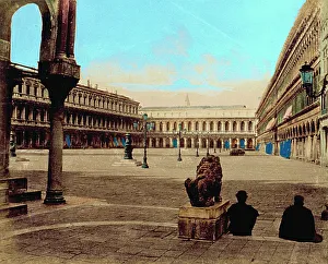 High Renaissance Buildings Europe Drucke: St.Mark's Square in Venice