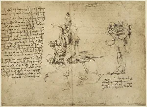 2009 Drucke: Allegorische Studio di figure - Tod, böse Gedanken und Neid.