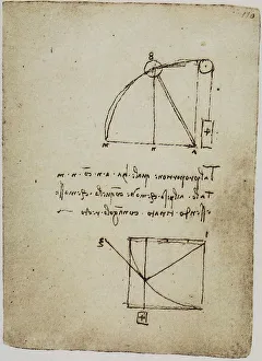 High Renaissance Drawing Techniques Drucke: Study on angles and proportions