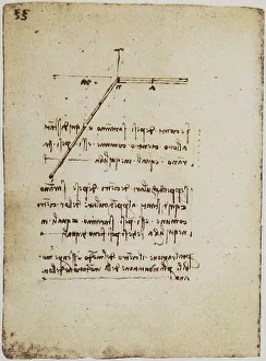High Renaissance Artwork Drucke: Study on the balance of weights