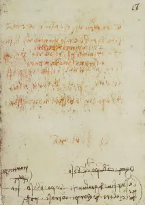 Studio über Schatten; Blatt aus dem Codex Forster III, c.74v