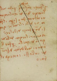 Victoria And Albert Museum Artwork Drucke: Study on the sources of heat, writings from the Codex Forster III