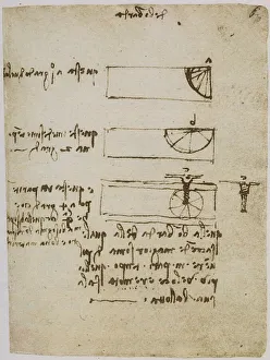 European Renaissance Art History Drucke: Study on the velocity reached by a shell shot from a cannon