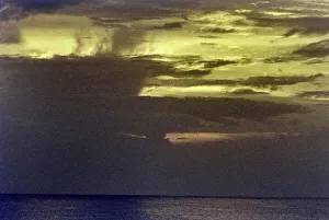 Sonnenuntergang über dem Meer