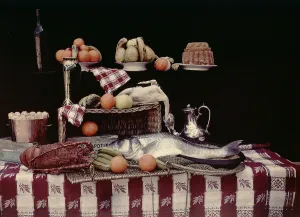 Ein italienischer Tisch mit verschiedenen Speisen