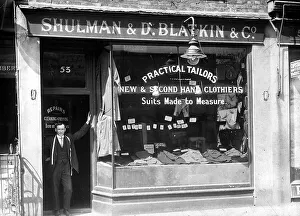 Commercial Architecture Drucke: Tailor's workshop Shulman & D.Blatkin & Co