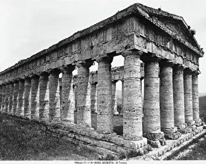 Temple Of Segesta Drucke: The temple of Segesta