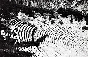 Gerahmter Druck : Delfi. Theater von Delphi Gerahmter Druck : Delfi. Theater von Delphi